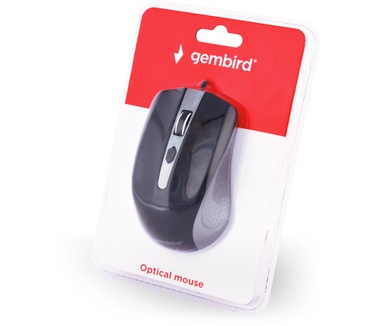 Gembird MUS-4B-01 Zilver/Zwart