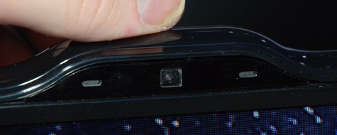Samsung Smart Interaction ingebouwde camera bovenop