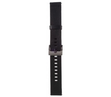 qMust Lederen armband voor Fossil Q Modern Hybrid - Black