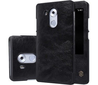 Nillkin Qin S-View Slim Book Case voor Huawei Mate 8 - Zwart