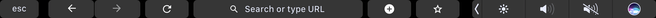 Chrome Touch Bar
