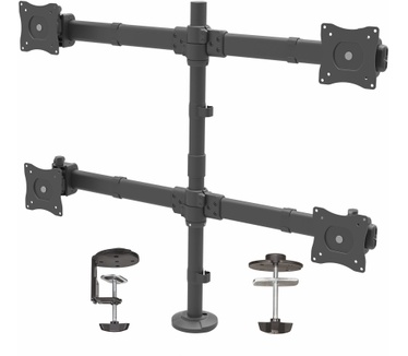 Startech.com Monitorarm voor 4 schermen verstelbaar stevig stalen frame