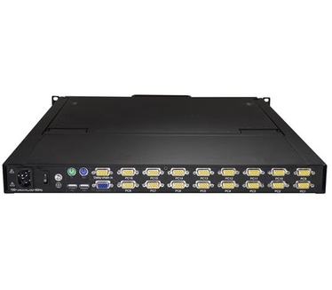 Startech.com 16 poorts KVM console voor server rack 19" 1U