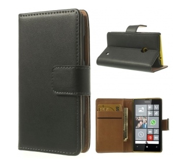 qMust Wallet Case met stand Nokia Lumia 520 / 525 (black)