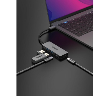 Sitecom SiCo USB-C to 2x USB-A + 2x USB-C Hub