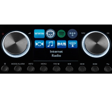 Medion DAB+ Internet Radio LIFE P85289, WiFi, DLNA, LAN, Spotify-Connect, 2 x 6 W RMS, MP3 speler
