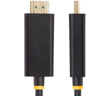 Startech.com 2m DisplayPort naar HDMI Adapter Kabel, 4K 60Hz met HDR, DP naar HDMI 2.0b, Actieve Video Converter, DisplayPort Desktop naar HDMI Monitor