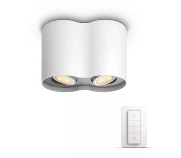Philips Hue Pillar 2-spot (Wit)