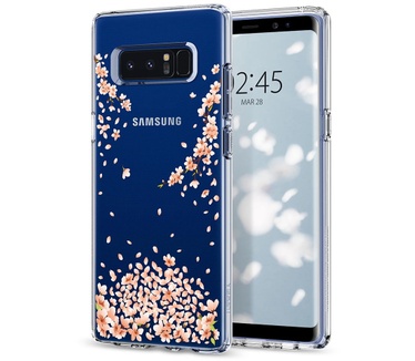 Spigen Samsung Galaxy Note 8 Hoesje Liquid Crystal Blossom  Transparant