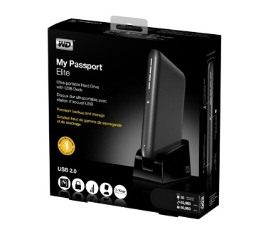 WD My Passport Elite 640GB Grijs