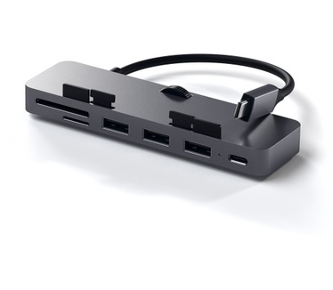 Satechi USB-C Clamp Hub Pro Spacegrijs