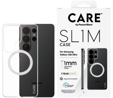 PanzerGlass CARE™ by PanzerGlass® SL1M Case Transparent w. Qi Samsung Galaxy S26 Ultra