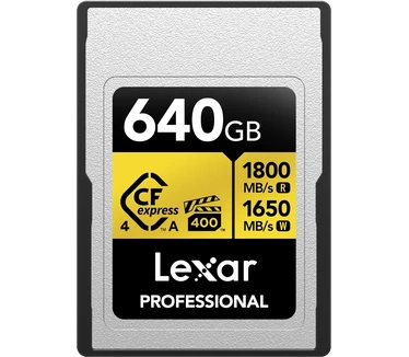 Lexar Professional GOLD CFexpress 4.0 Type A 640GB