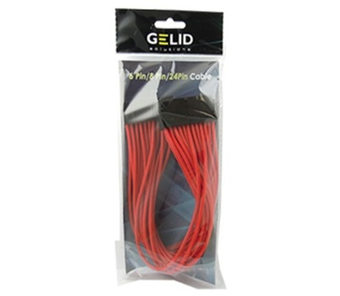 Gelid Solutions 24-Pin Extension Cable - Red 30CM Rood