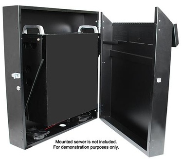 Startech.com 4U 19 inch Beveiligd Serverrack Horizontale Wandmontage inclusief 2 Ventilatoren