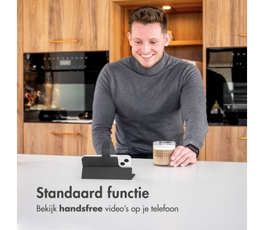 Accezz Wallet Softcase Bookcase Oppo A5 (2020) / A9 (2020) - Zwart