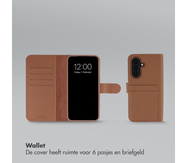 Accezz Edge Uitneembare Bookcase met MagSafe voor de Samsung Galaxy A27 (5G) - Bruin
