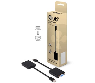 Club 3D Mini DisplayPort to VGA Active Adapter