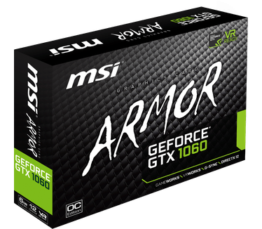 MSI GeForce GTX 1060 ARMOR 6G OC