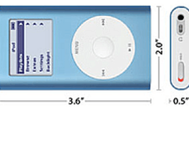 IPod Mini Afmetingen