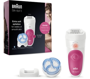 Braun Braun Silk-épil 5, Epilator Voor Zachte Ontharing, Met 2 extra's en etui, 5-511