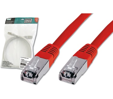 Digitus Patch Cable, SFTP, CAT5E, 20M, red