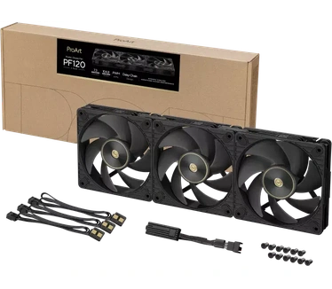 ASUS ProArt PF120, Zwart, 3 stuks, 120mm