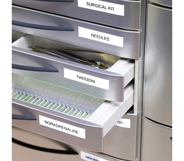 Dymo DYMO originele D1 labels | Zwarte Tekst op Wit Label | 12 mm x 7 m | zelfklevende etiketten voor de LabelManager labelprinters | 20 stuks | gemaakt in Europa