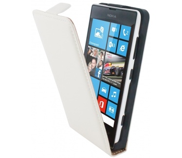 Mobiparts Mobiparts Premium Flip Case Nokia Lumia 520 White