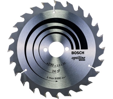 Bosch Optiline Wood Cirkelzaagbladen