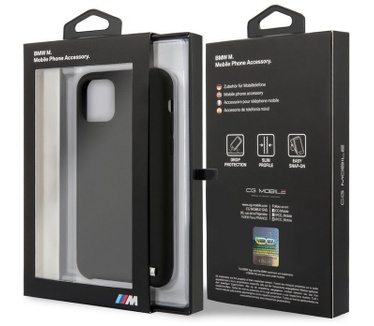 BMW M-Line Silicone Case voor Apple iPhone 11 (6.1'') - Zwart  Zwart