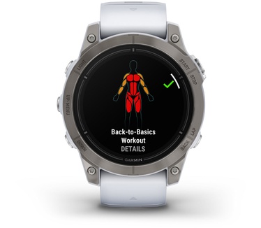 Garmin epix Pro (Gen 2), 47mm, Sapphire Edition Titanium (Wit)