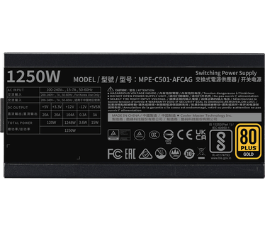 Cooler Master MWE Gold 1250 - V2 ATX 3.0