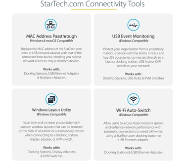 Startech.com USB-C docking station voor laptops 4K HDMI 85W Power Delivery USB 3.0