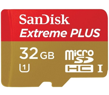 Sandisk Extreme PLUS microSDHC UHS-I Card 32GB