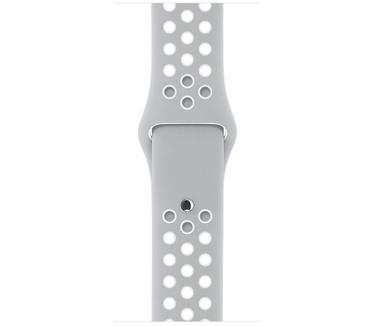 Apple Watch Series 2 Nike+ (Sportbandje, 42mm) Zilver (Wit)