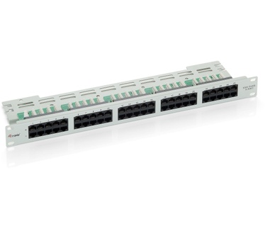 Equip 50-Port Cat.3 RJ45 ISDN Patch Panel, Light grey