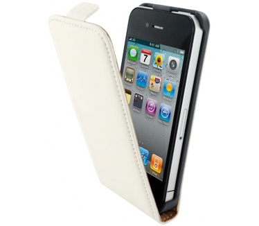 Mobiparts Mobiparts Premium Flip Case Apple iPhone 4/4S White