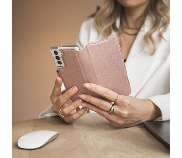 Accezz Xtreme Wallet Bookcase Samsung Galaxy A21s - RosГ© Goud
