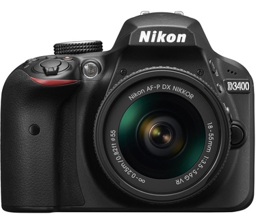 Nikon D3400 + AF-P DX NIKKOR 18-55mm f/3.5-5.6G VR Zwart