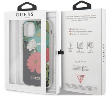 Guess Shiny Flower Hard Case iPhone 11 Pro Max (6.5") Design N.1  Multi-color
