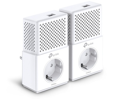 TP-Link AV1000 Gigabit Powerline Starter Kit met ingebouwd stopcontact TL-PA7010P KIT