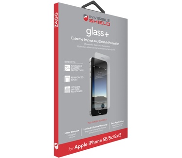 Zagg InvisibleShield Glass+ Screenprotector Apple iPhone 5/5S/5C/SE