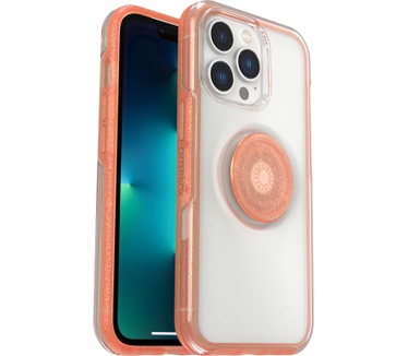 Otterbox OtterBox Otter+Pop-hoesje voor iPhone 13 Pro Max / iPhone 12 Pro Max, schokbestendig, valbestendig, beschermhoes met PopSockets PopGrip, 3x getest volgens militaire standaard, Melondramatic