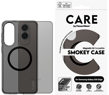 PanzerGlass CARE by PanzerGlass® Flagship Case Urban Combat Smokey w. Black Qi Compatible Samsung S25 Edge