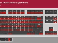 OnePlus Keyboard 81 Pro - texture analyzer
