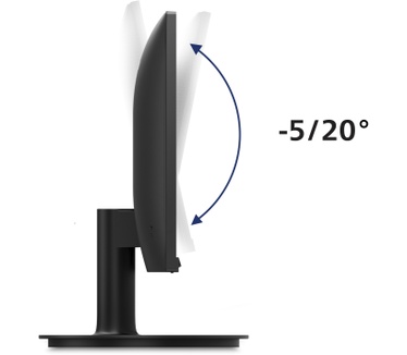 Philips V-line 241V8L/00 Zwart