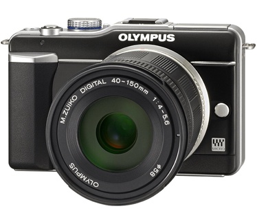 Olympus PEN E-PL1 + M.ZD ED 14-42mm + M.ZD ED 40-150mm Zwart