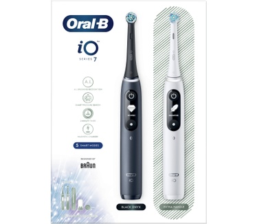 Oral-B Oral-B iO - 7 - Black & White Elektrische Tandenborstels Ontworpen Door Braun