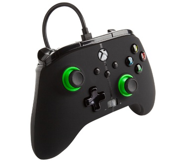 PowerA Enhanced Wired Controller for Xbox Series X|S Groen, Zwart